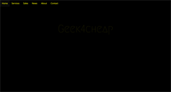Desktop Screenshot of geek4cheap.net